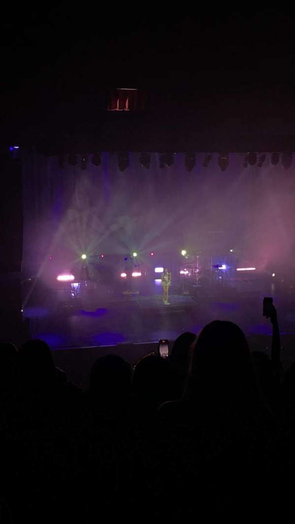 The Wiltern, section: Mezzanine C, row: D, seat: 113