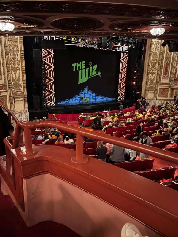 Cadillac Palace Theater, section: Dress Circle L, row: JJ, seat: 3