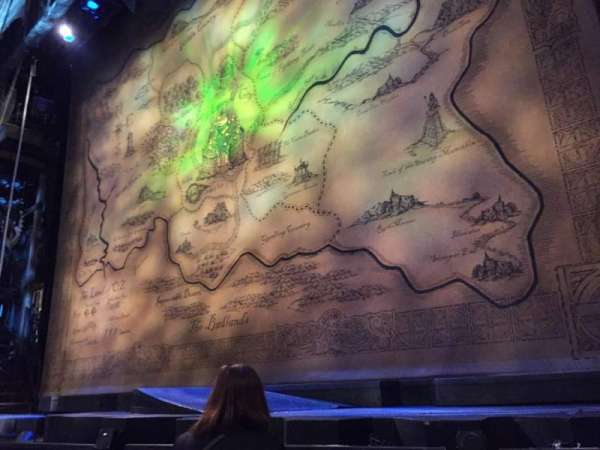 Gershwin Theatre, section: Orchestra R, row: DD, seat: 2