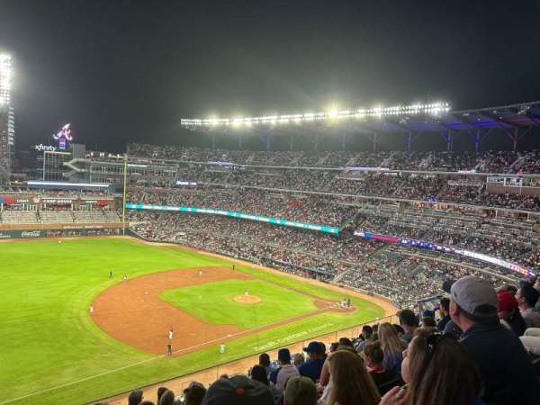 Truist Park, section: 337, row: 8, seat: 24
