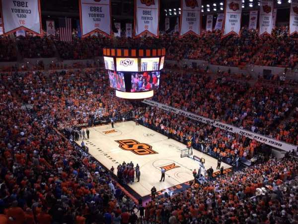 Gallagher-Iba Arena, section: 313, row: 9, seat: 11