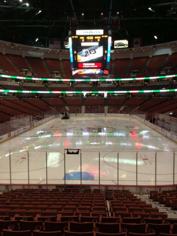 Honda Center, section: 215, row: A, seat: 4