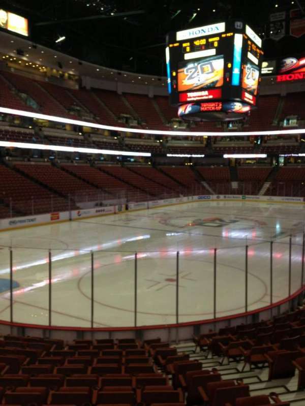 Honda Center, section: 213, row: N, seat: 6