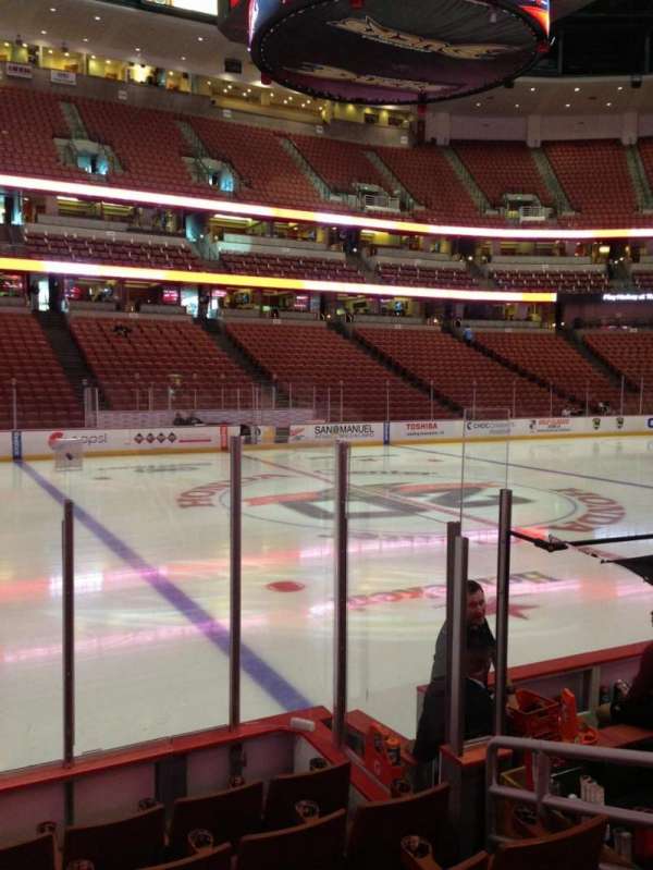 Honda Center, section: 210, row: F, seat: 8
