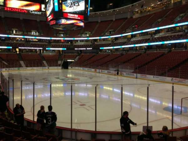 Honda Center, section: 203, row: K, seat: 6