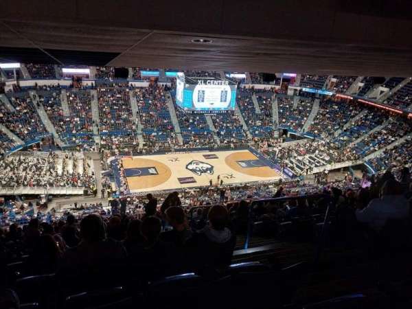 PeoplesBank Arena, section: 218, row: DD, seat: 3