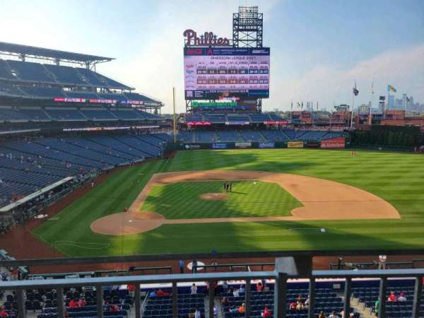 Citizens Bank Park, section: 217, row: 1, seat: 4