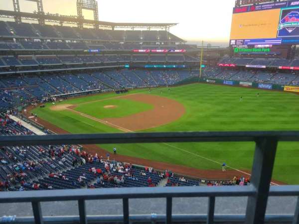 Citizens Bank Park, section: 310, row: 1, seat: 6