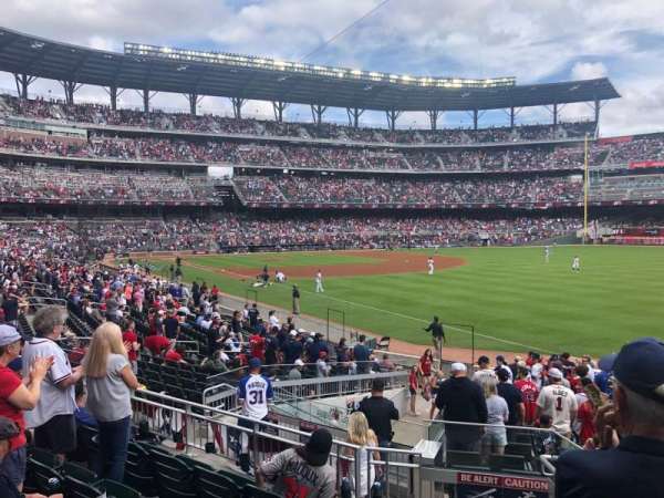 Truist Park, section: 110, row: 6, seat: 2