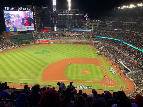 Truist Park, section: 431, row: 10, seat: 8