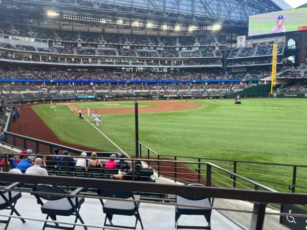 Globe Life Field, section: 26, row: A, seat: 4