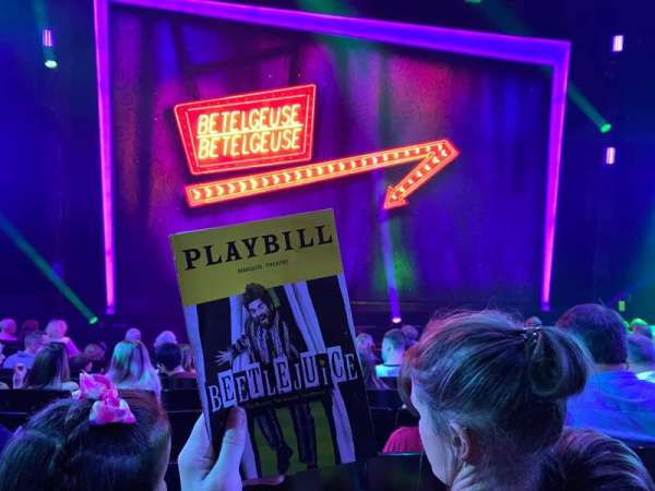 Marquis Theatre, section: Orchestra C, row: K, seat: 111