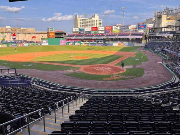Dunkin' Park, section: 112, row: N