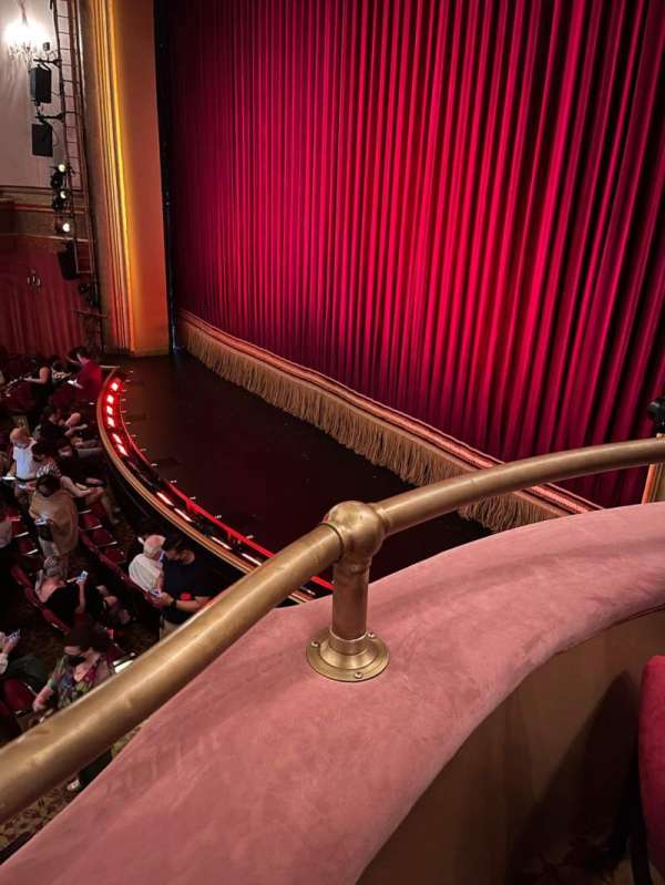 St. James Theatre, section: Mezzanine Box R, seat: 4