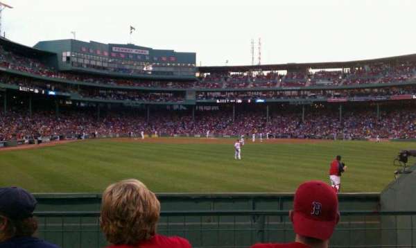 Fenway Park, section: Bleacher 42, row: 1, seat: 14