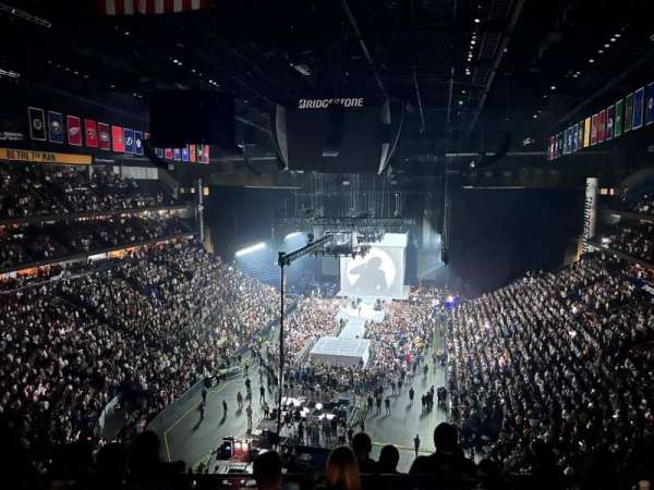 Bridgestone Arena, section: 302, row: G, seat: 5