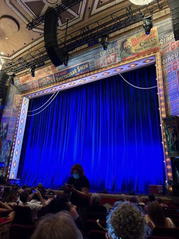 Imperial Theatre, section: Orchestra R, row: J, seat: 10