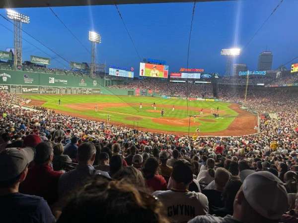 Fenway Park, section: Grandstand 22, row: 6, seat: 13