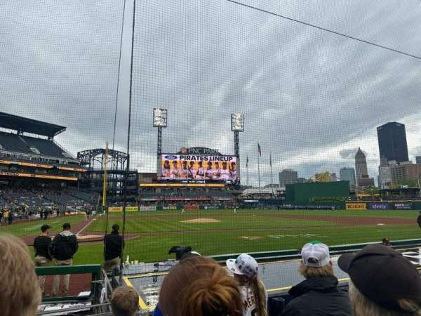 PNC Park, section: 13, row: J, seat: 7