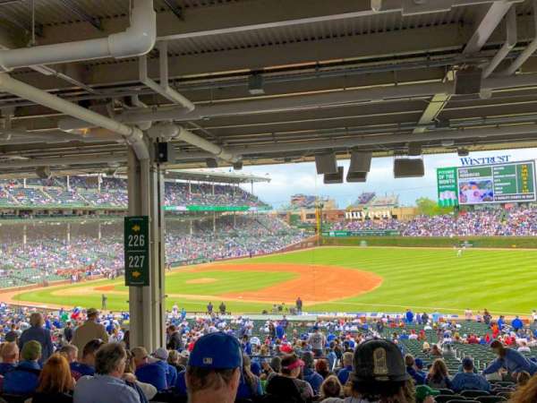 Wrigley Field, section: 227, row: 16, seat: 10