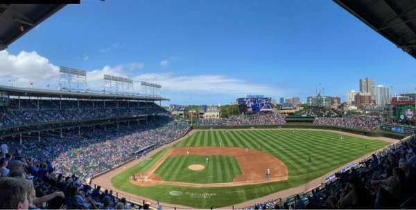 Wrigley Field, section: 323R, row: 10, seat: 22