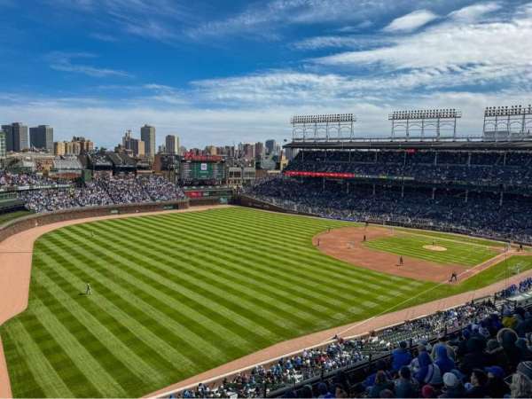 Wrigley Field, section: 303L, row: 9, seat: 3