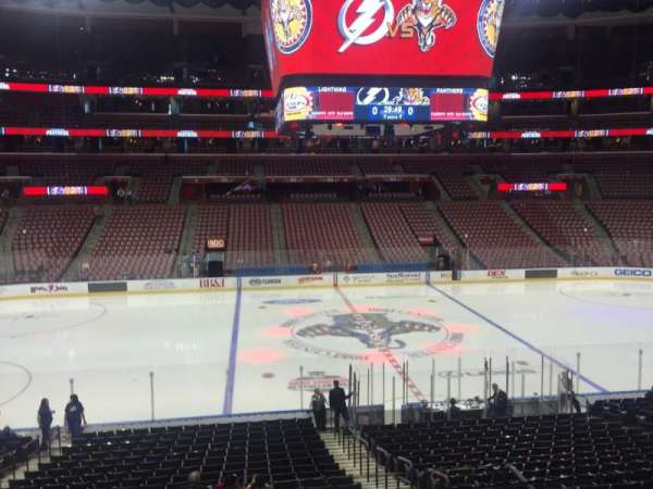 Amerant Bank Arena, section: 119, row: 22, seat: 4