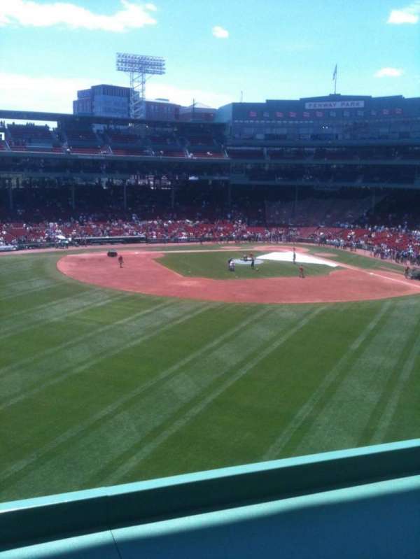 Fenway Park, section: Green Monster 8, row: 1, seat: 5
