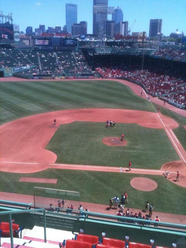 Fenway Park, section: Pavilion Club 4, row: A, seat: 13