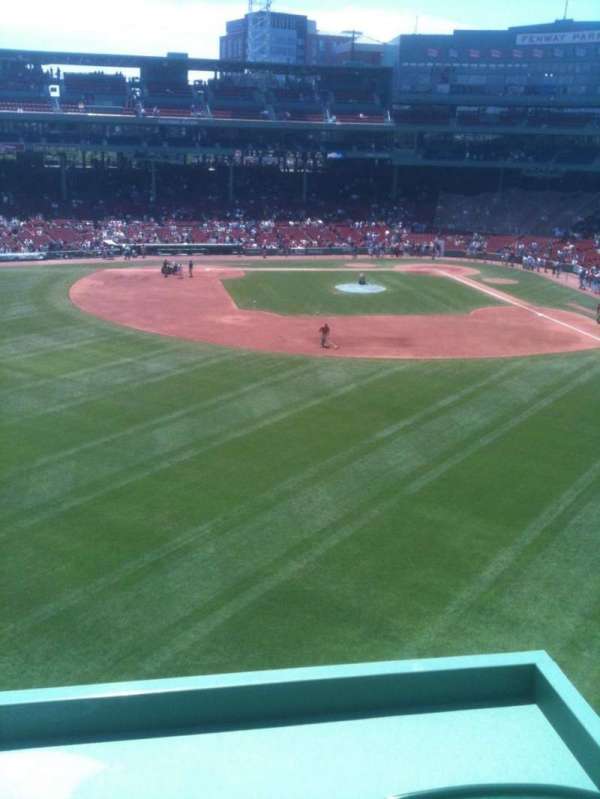 Fenway Park, section: Green Monster 6, row: 1, seat: 1
