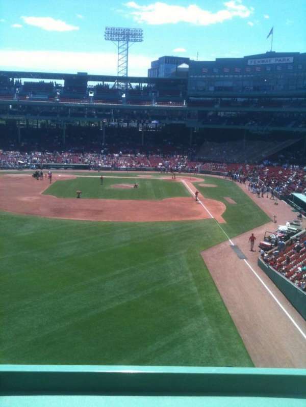 Fenway Park, section: Green Monster 2, row: 1, seat: 8