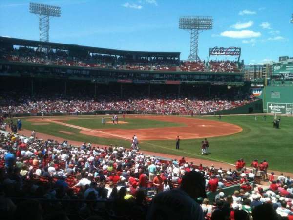 Fenway Park, section: Grandstand 10, row: 2, seat: 4