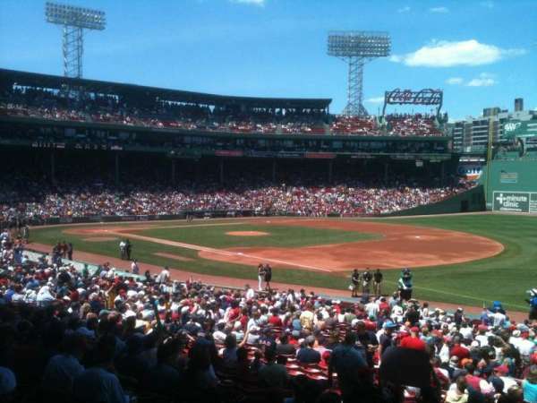 Fenway Park, section: Grandstand 11, row: 3, seat: 14