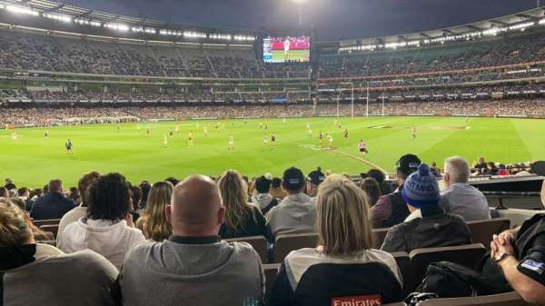 Melbourne Cricket Ground, section: M28, row: X, seat: 17