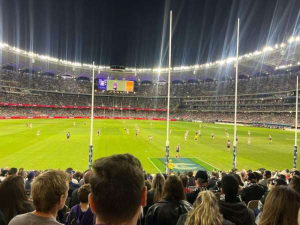 Optus Stadium, section: 104, row: 17, seat: 16