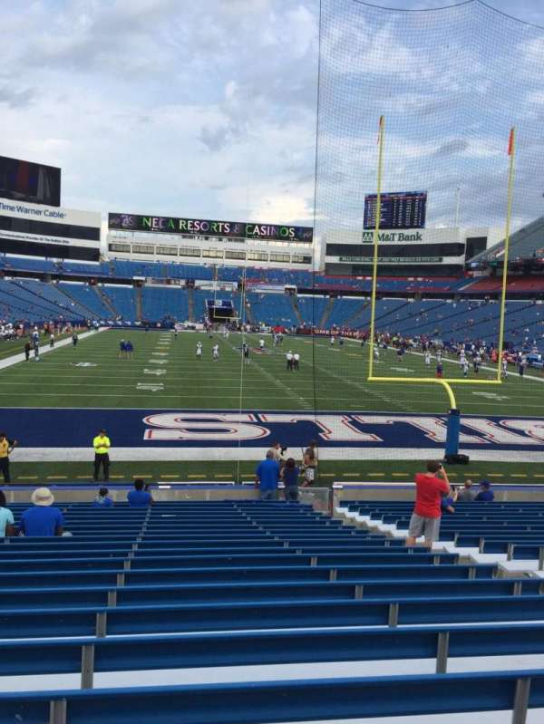 Highmark Stadium, section: 101, row: 21, seat: 7