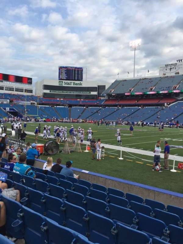 Highmark Stadium, section: 109, row: 8, seat: 5