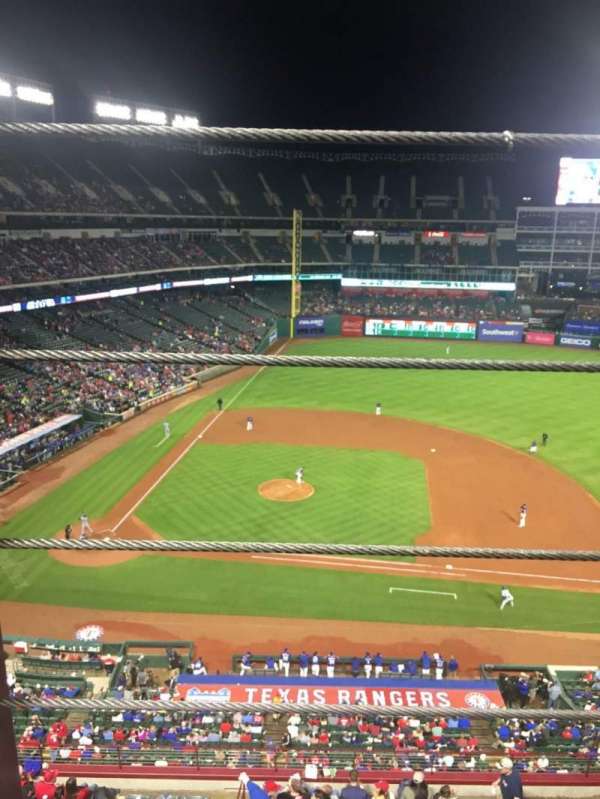 Globe Life Park in Arlington, section: 333, row: 1, seat: 1