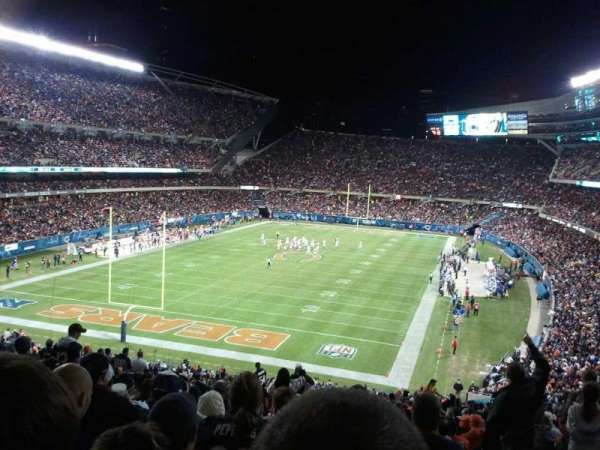 Soldier Field, section: 220, row: 1, seat: 3