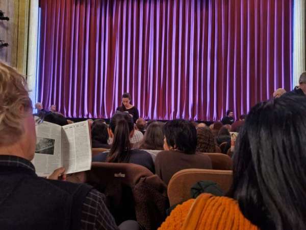 Music Box Theatre, section: Orchestra C, row: L, seat: 103