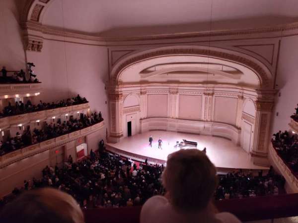 Carnegie Hall, section: Dress Circle RC, row: BB, seat: 14