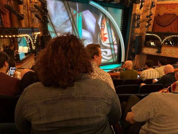 Longacre Theatre, section: Mezzanine L, row: E, seat: 18
