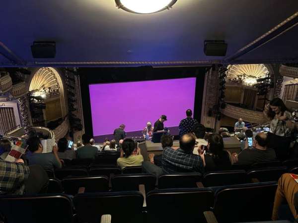 Palace Theatre, Broadway, section: Rear Mezzanine C, row: O, seat: 119