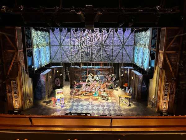 Stephen Sondheim Theatre, section: Mezzanine C, row: CC, seat: 110