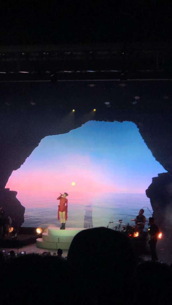 The Greek Theatre, section: B Right, row: H, seat: 14