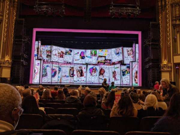 Golden Gate Theatre, section: Orchestra C, row: L, seat: 108