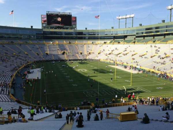 Lambeau Field, section: 136, row: 52, seat: 27
