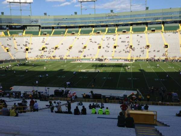 Lambeau Field, section: 124, row: 48, seat: 24