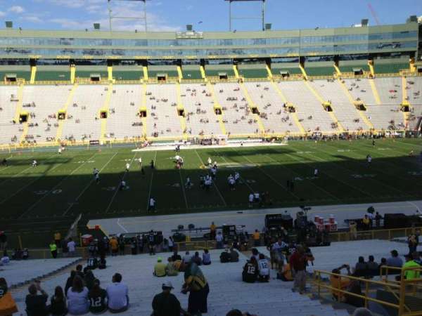 Lambeau Field, section: 118, row: 40, seat: 10