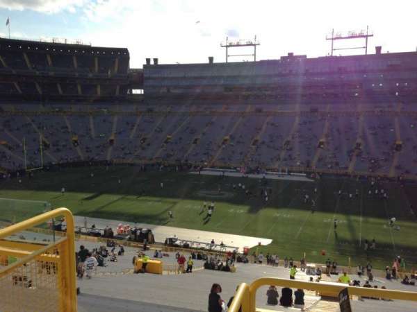 Lambeau Field, section: 413, row: 4, seat: 1